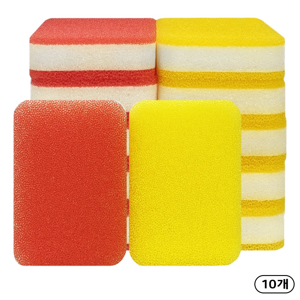 크린라이프 샌드위치수세미 10P, 1개, 10개 7,580원