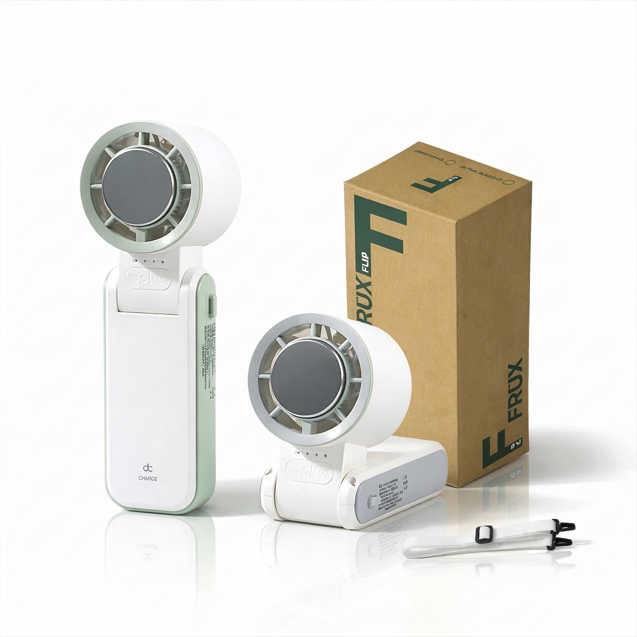 티온 접이식 100단 터보 냉각패드 미니 휴대용 선풍기, 아이스 민트(+넥스트랩), T-ON Flip 29,700원