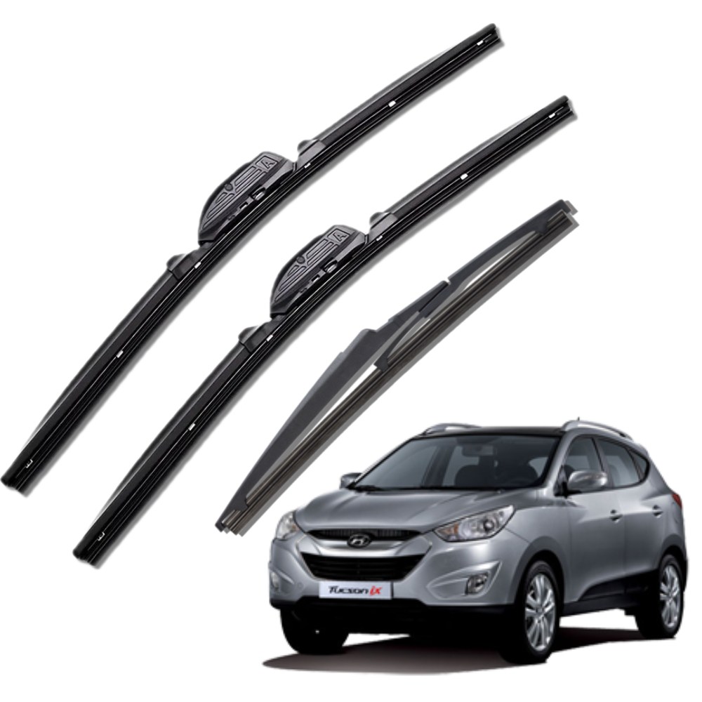 현대 투싼ix 자동차 프리미엄 하이브리드 와이퍼 전면 후면 1+1+1 23,800원