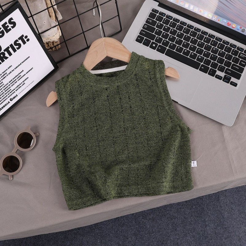 해피유통어린이 여자 여름 민소매 티셔츠 심플 라운드넥 캐주얼 나시14세 이상 XG03 17,940원