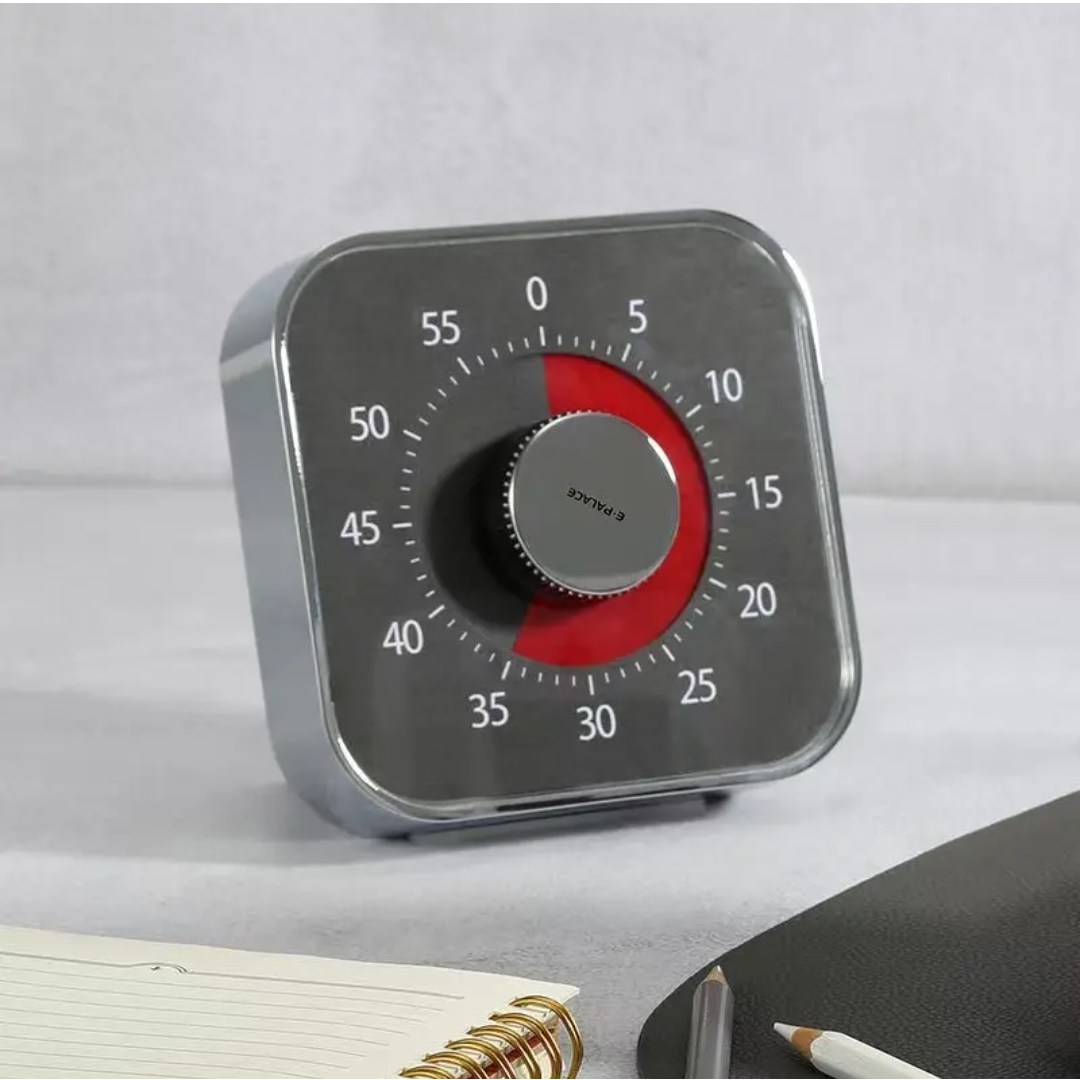 차니즈 쿠킹 스터디 무소음 저소음 타이머 돌리는시계, 1개, 블랙 18,450원