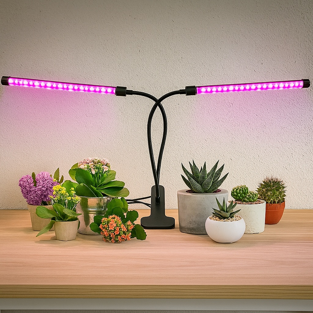 비상 실내 식물 재배 성장 조명 USB LED 등 2헤드, 1개 16,900원