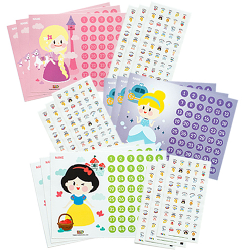 영인터내셔널 [대용량 모음전] 칭찬스티커판+칭찬스티커 9매 세트 애니멀 프린세스 어린왕자 5,500원