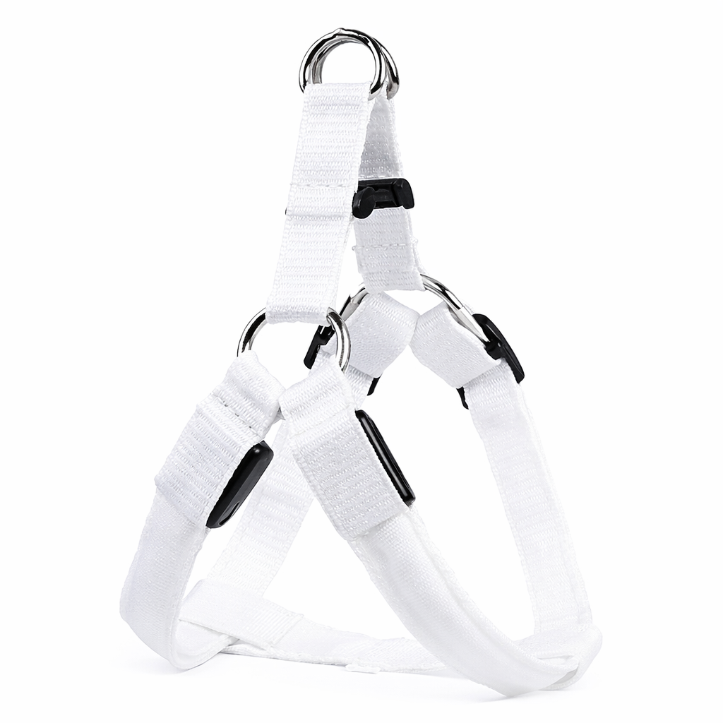 에니픽 발광LED 야간안전 반려견 하네스, 1개, 화이트 15,000원