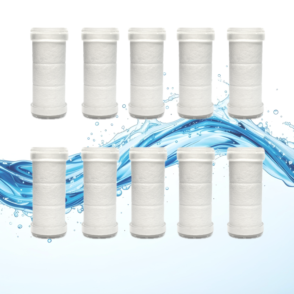 GACA 샤워기헤드 5단조절 온오프샤워기 수압상승 필터포함, 화이트필터, 10개 6,980원