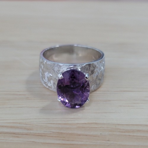 실버 타원 자수정반지 2월탄생석 수공예은 269,900원