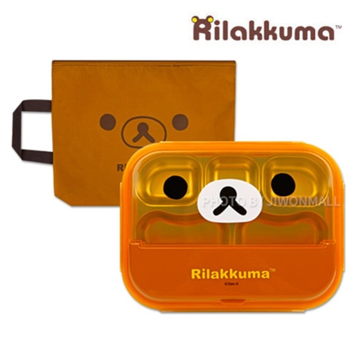 리락쿠마 가방 멀티 스텐식판도시락 브라운 어린이집 유치원 소풍 준비물 29,600원