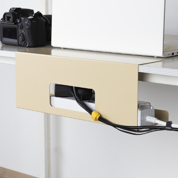 철제 무타공 멀티탭 콘센트 정리함 거치대 선반, 1개, 베이지 42,900원