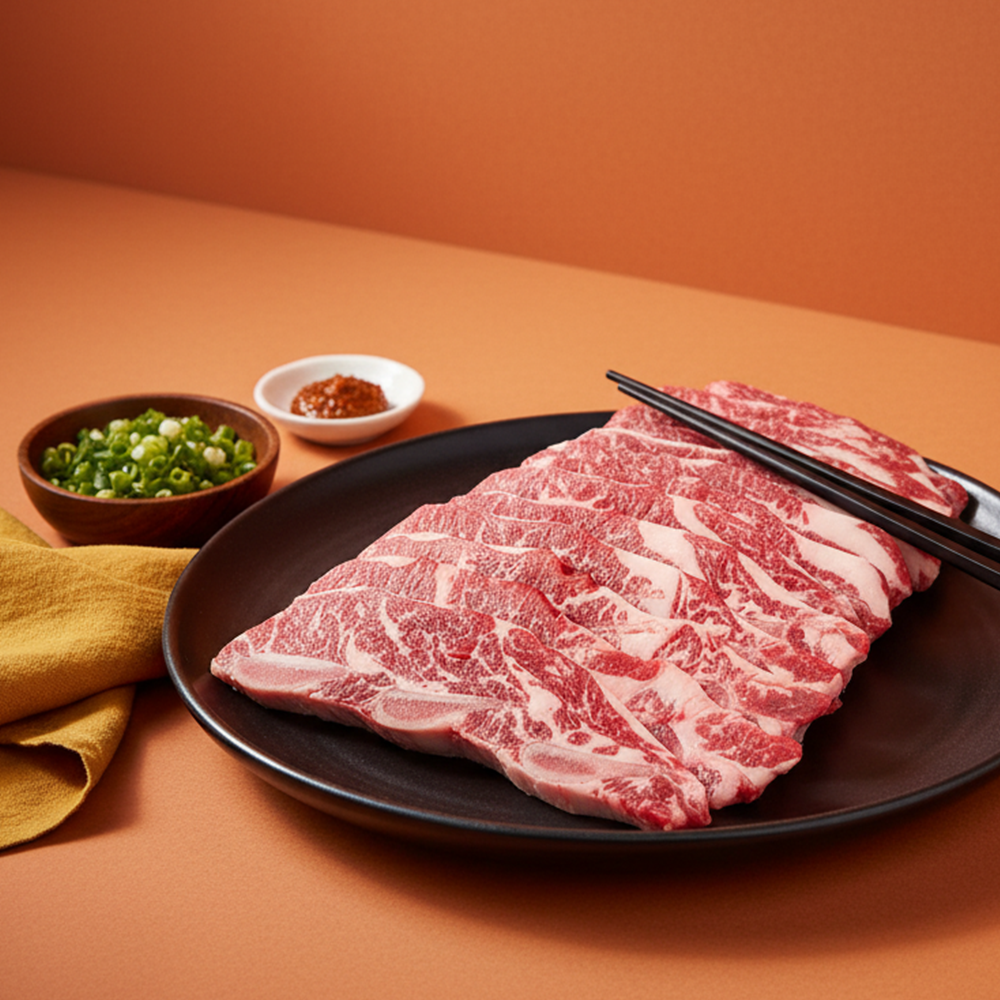 [당일발송] 바비큐브 미국산 LA식꽃갈비 가정용 (냉동), 1kg, 1개 79,300원