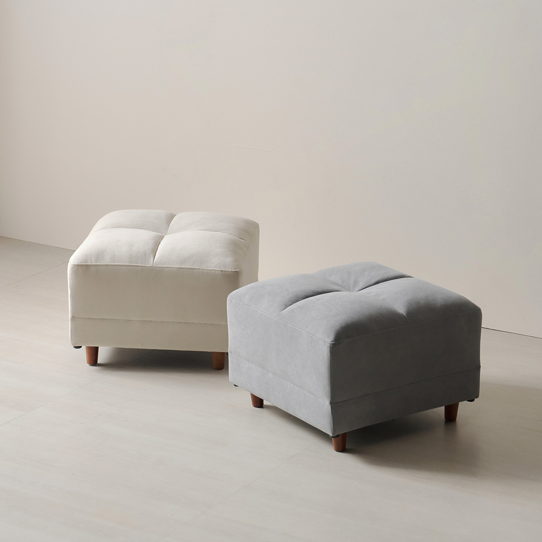 [마리베]플러피 브레드 생활발수 패브릭 스툴 94,600원