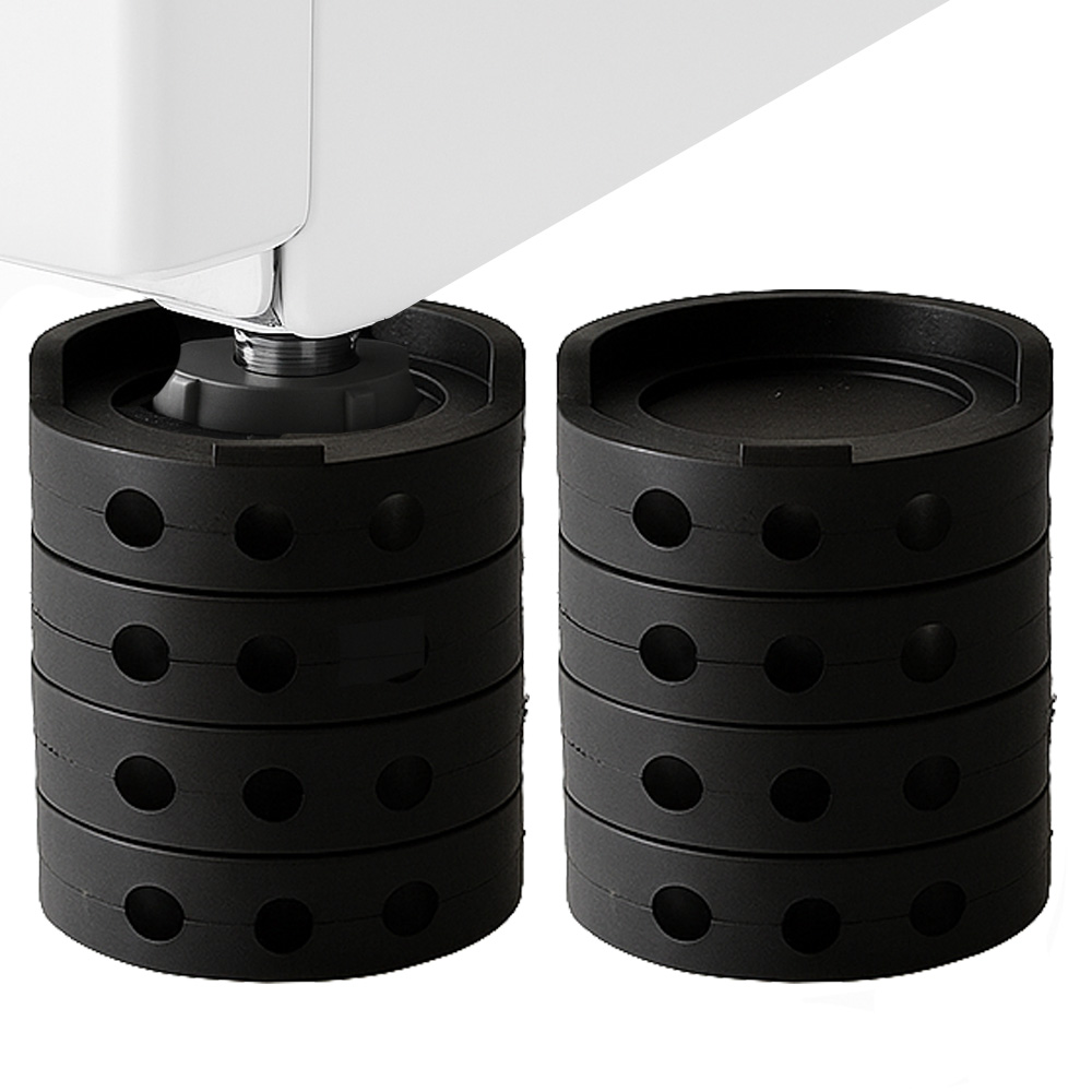 와우홈 세탁기 받침대 건조기 받침 고정 고무 패드 높이조절 흔들림 방지, 8개, 논슬립레벨업 21,900원