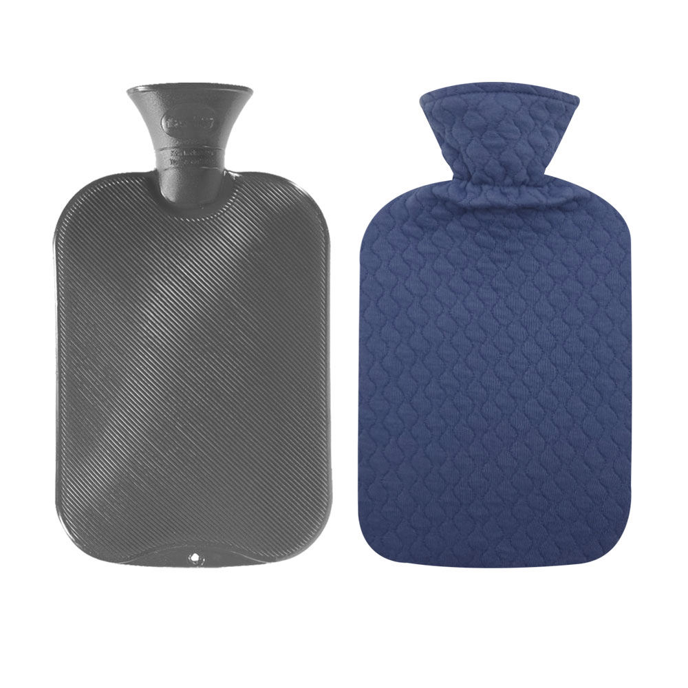 파쉬 양면빗살 2L 보온 물주머니 랜덤발송 + 누빔면 물결무늬커버 블루 세트 22,330원