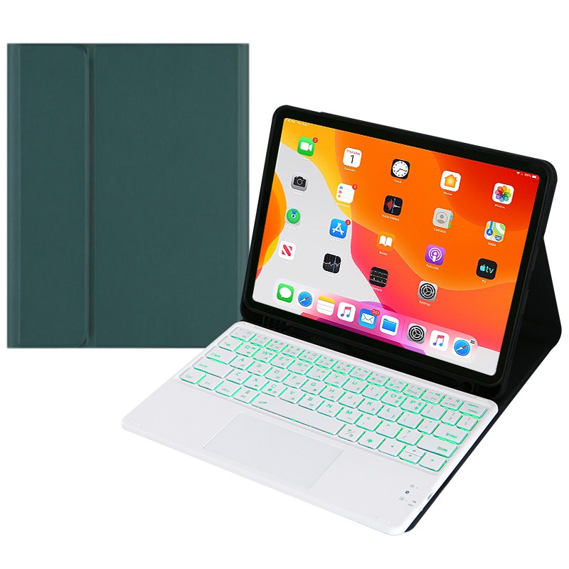 CSHINE 아이패드 애플펜슬 수납 led터치패드 트랙패드 블루투스 키보드 케이스 53,100원
