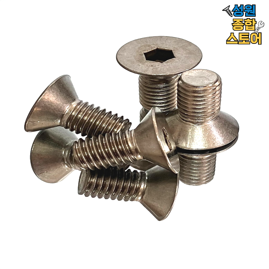 스텐304 육각 사라 접시 머리 렌치 볼트 M10 4,800원