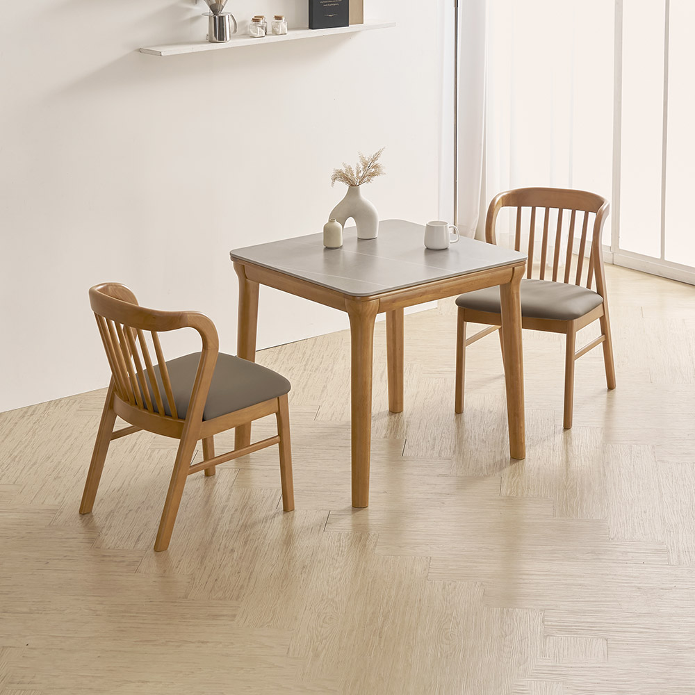 라로퍼니처 허브 800 포세린 통 세라믹 2인 고무나무 원목 식탁 세트 289,000원