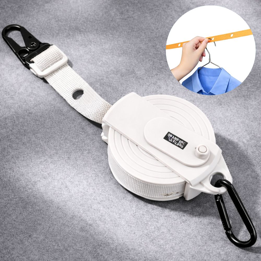 하임리프 간편고정 튼튼한 실내 차량 캠핑 다용도 휴대용 빨래줄, 화이트, 1개 29,900원