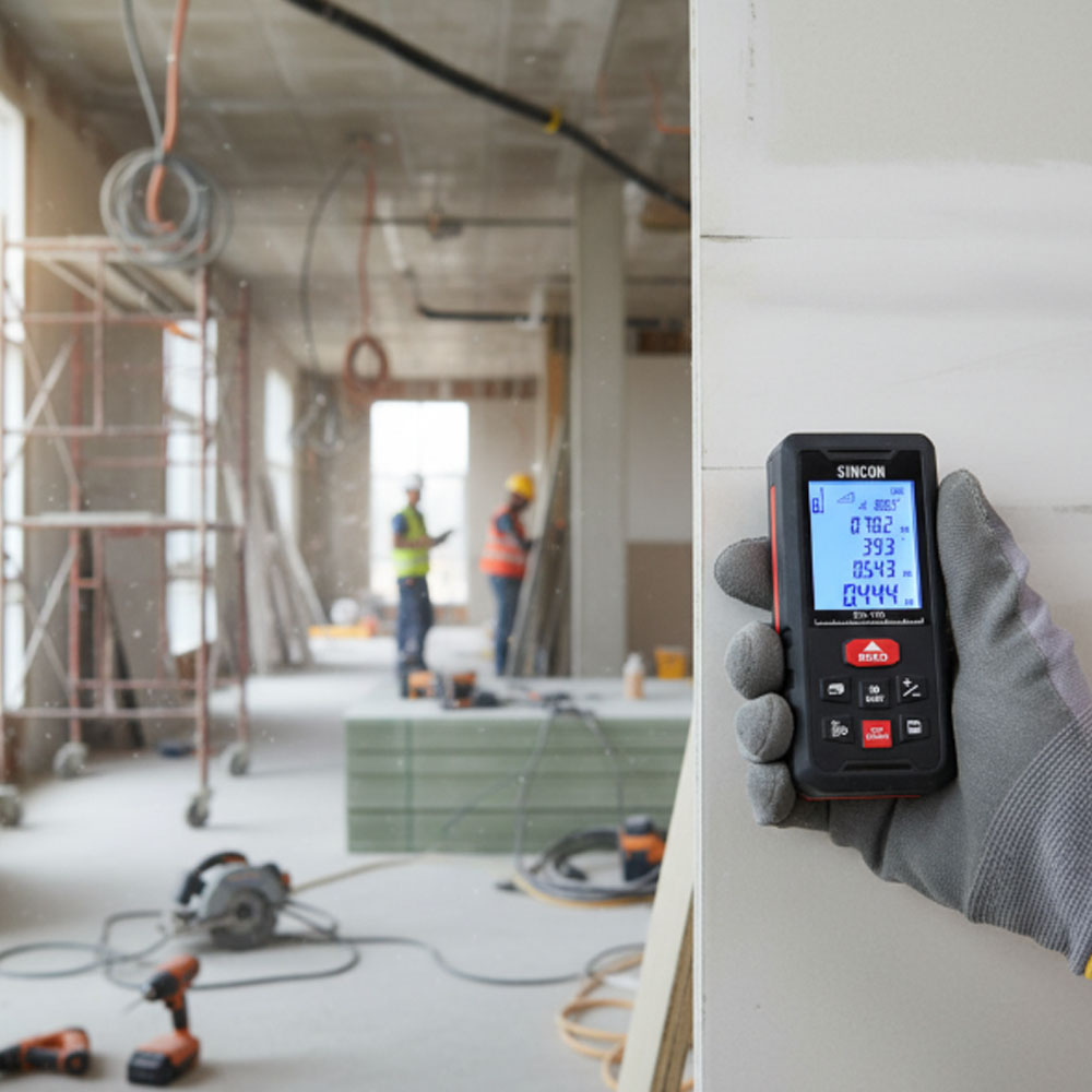 SD-120 거리측정기 레이저줄자 자동줄자 거리측정 레이저측정기 120M, 1개 84,000원