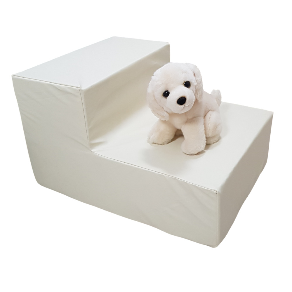 8DECO 강아지계단 애견계단 펫스텝 모음 1단2단3단4단 (커버+솜포함) ce4, 아이보리 방수, 1개 25,500원