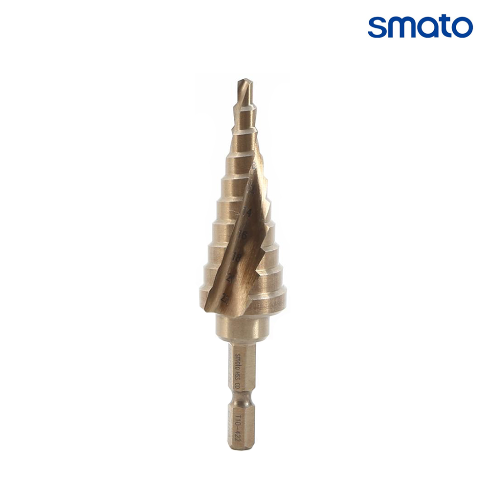 스마토/스텝드릴/T7-618(SKH55,HEX)/홀쏘/드릴비트/홀커터/코발트/6각생크/트위스트형, 1개 23,410원