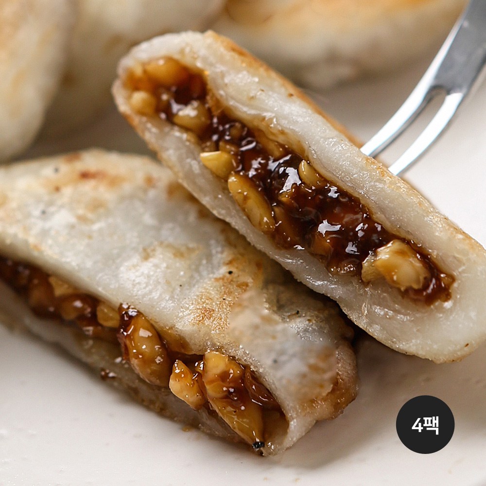 꿀 호떡 씨앗꾸떡 땅콩 300g 무궁화푸드 부산명물 씨앗호떡 아이들간식, 4개, 300g 13,000원