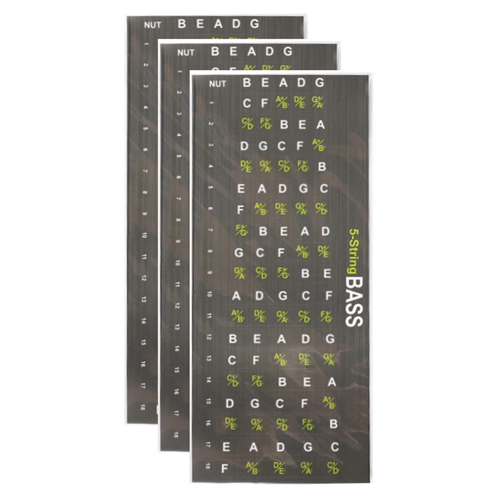 탑피아 심플 베이스기타 음계 스티커 5현용, 3개 9,080원