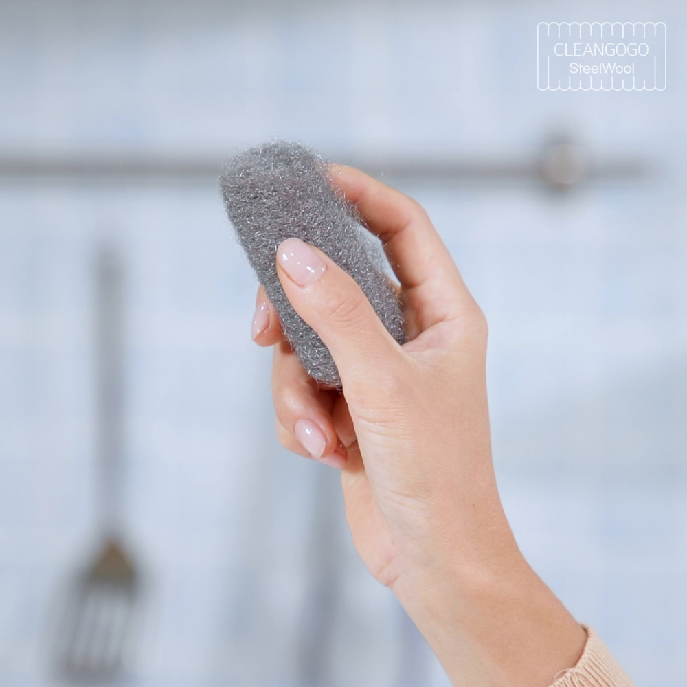 크린고고 매직스틸울 수세미 탄냄비 기름때 타일 스텐 자전거 자동차 유막 녹제거 일회용 철수세미 5,900원
