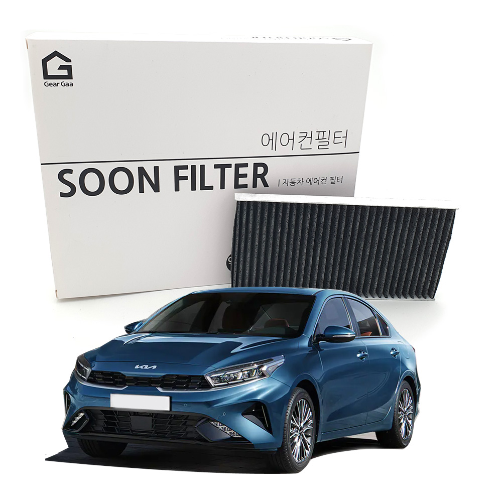 기어가 숯 알갱이 활성탄 더뉴K3 (18년3월~24년) 에어컨필터, 1개, H18L 10,840원