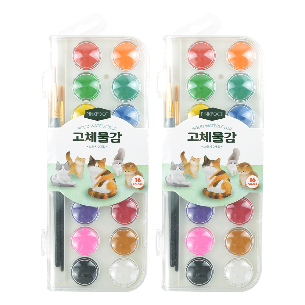 핑크풋 4500 고체 물감 2p 7,020원