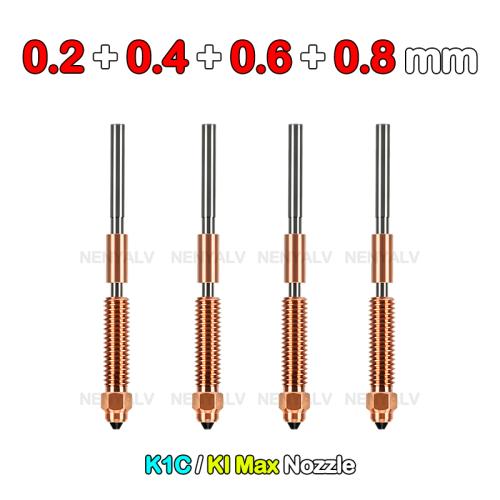 Creality K1C  k1 Max Hotend 세라믹 가열 블록 키트 3D 프린터 부품 퀵 스왑 노즐 키트 열 브레이크 저항 핫 엔드 34,020원