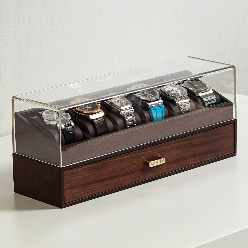 헤리티지원 시계보관함 거치대 원목 케이스 손목시계 시계함 6구 12구 112,000원