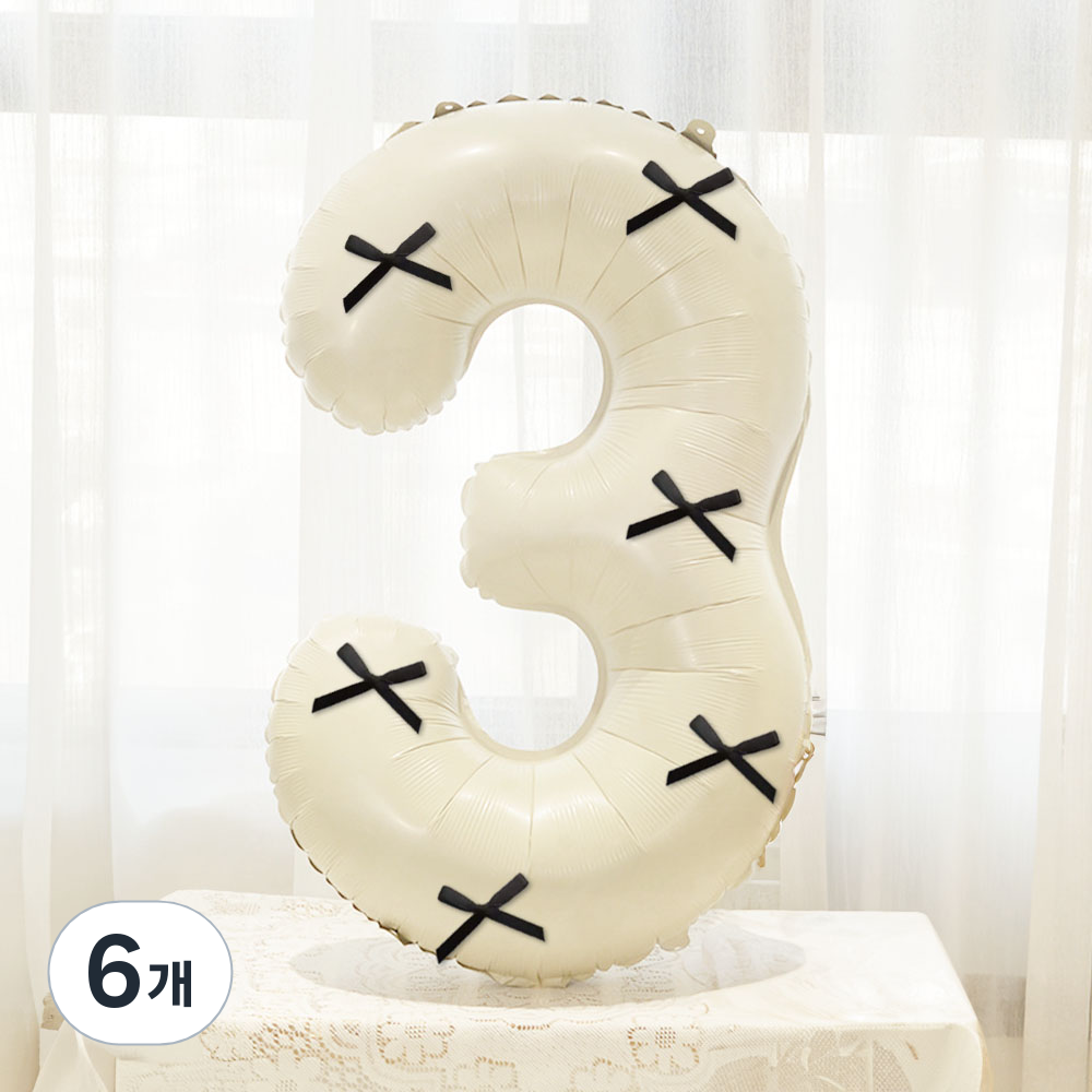 미미파티 리본 대형 숫자 풍선 100cm 3 33,060원