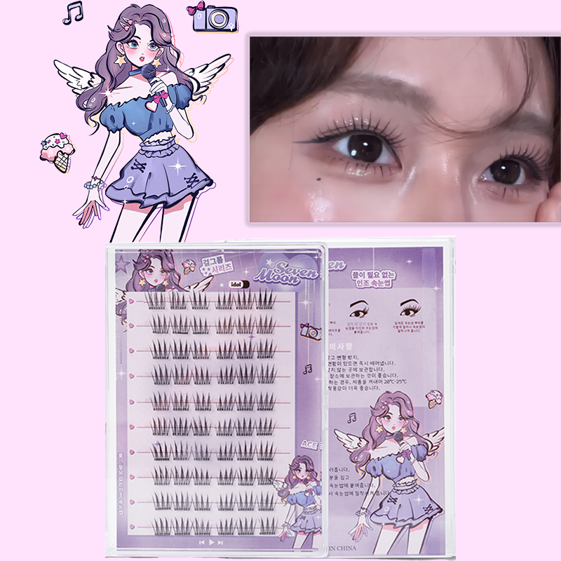 Sevenmoon 3초 풀 필요없는 3D인조 속눈썹  세트 9-11mm 7,500원