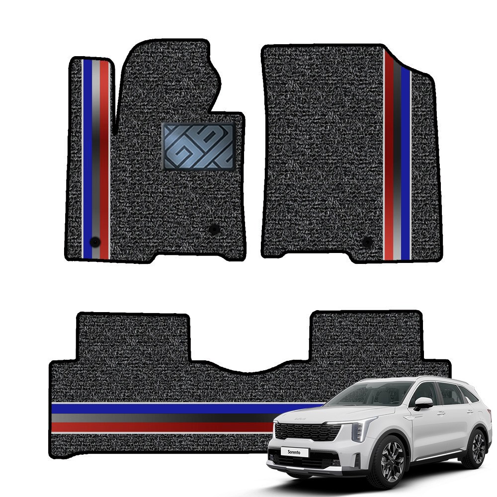 닥쏘오토 2세대 코일 라인매트 기아 쏘렌토MQ4 1열2열 세트, 블루포인트 라인, 131_5 쏘렌토MQ4 가솔린 디젤 5인승 80,750원