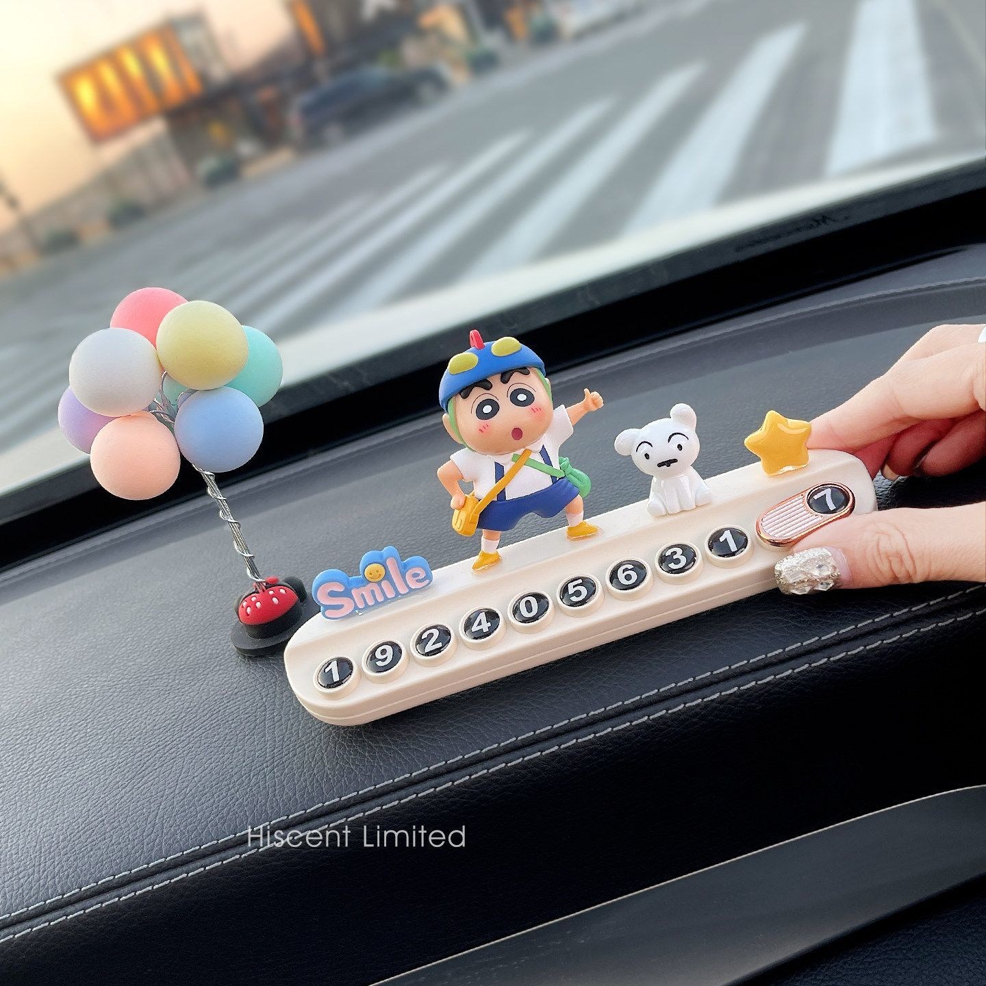 귀여운 짱구는 못말려 차량용 이동전화번호판 임시주차번호판 자동차 인테리어 소품 자동차 인테리어 소품 17,800원