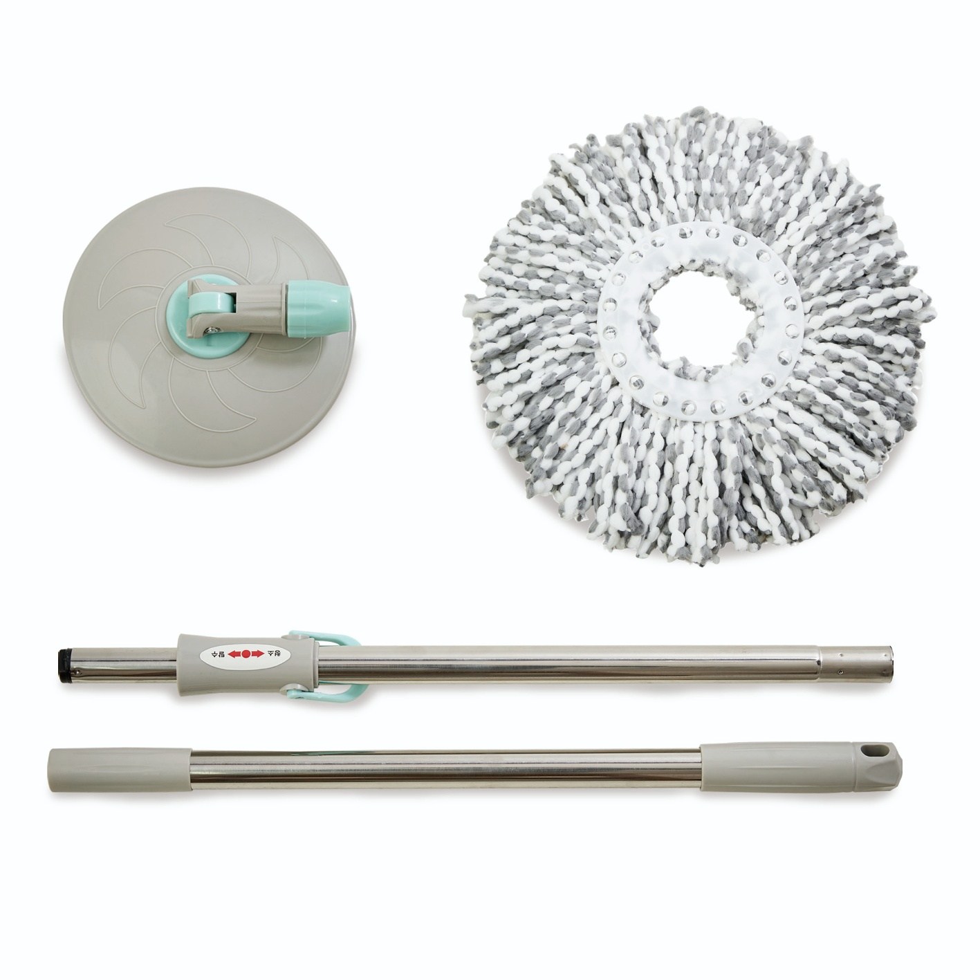 마켓피엘 회전 물걸레 밀대 + 극세사걸레, 1세트 9,900원