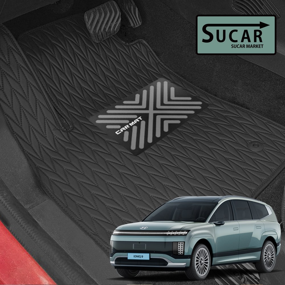 더블유엠카 2025 아이오닉9 리노 가죽 바닥 카매트 커버 발판 자동차 1+2+3열 차량용품 81,900원