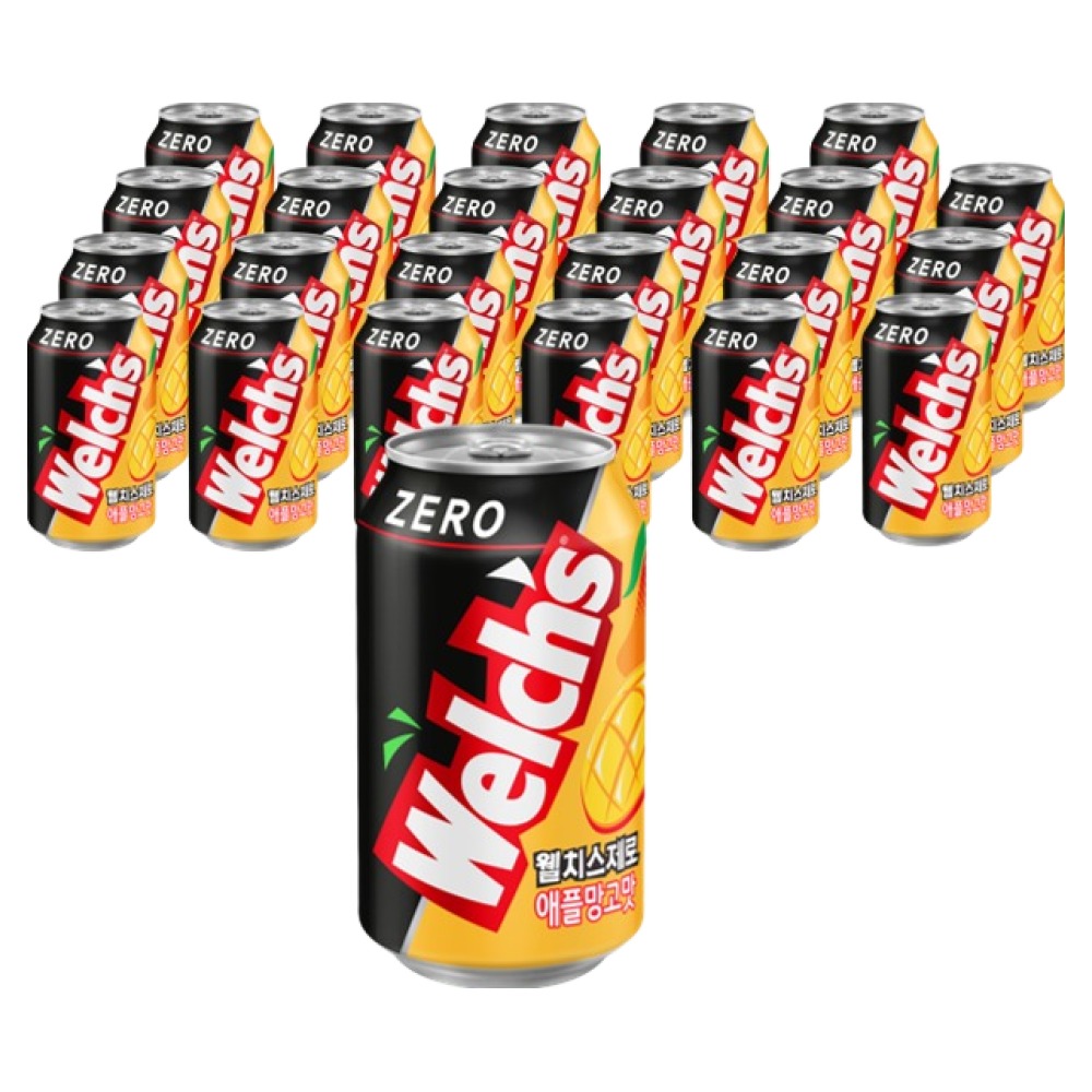 웰치스 제로 애플망고맛, 24개, 355ml 17,000원