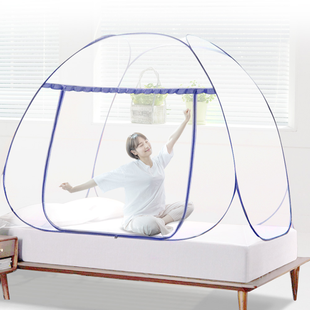 로아 원터치 모기장 1~4인용 다양한 사이즈, 블루 14,900원