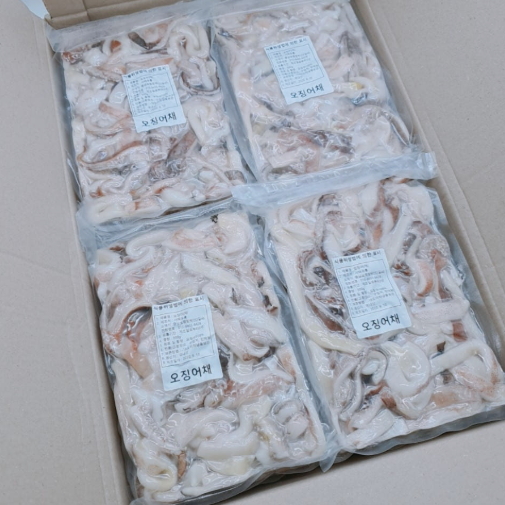 업소용 국산100% 조업된 특상급 오징어채 1박스 (500g X 16개)깔끔손질 152,090원