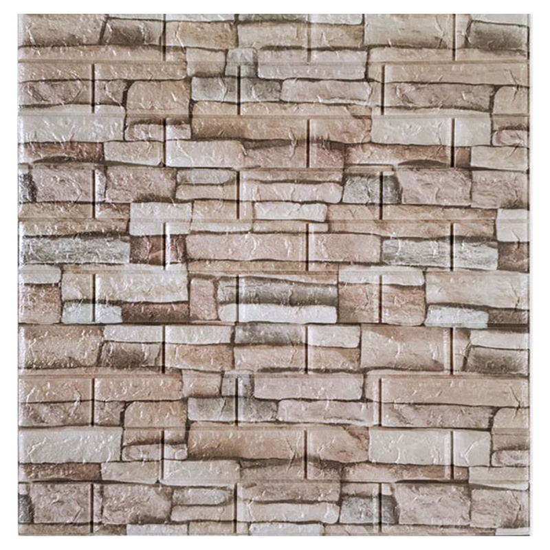 지코 3D 폼 자체 접착 방수 단열 벽돌 패턴 경제형 벽지, 레트로 오래된 하얀 벽돌, 1개 15,600원