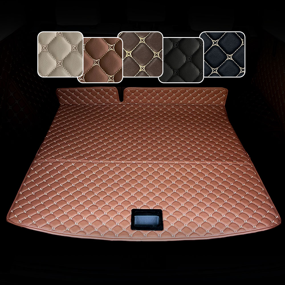 오토피아 프리미엄 PU가죽 트렁크매트 벤츠 CLS 전용, 브라운, CLS W218 레일있음(2010~2017) 42,000원