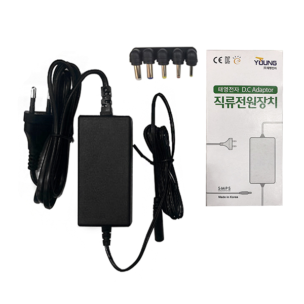 태영전자 전자식아답터 TY 12V 3A 코드일체형 15,000원