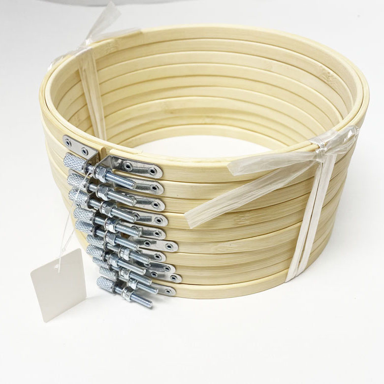 헤세드 대용량 10개) 대나무 원형 자수틀 수틀 수틀10개+수용성 필름형 자수심지(10장), 10개 19,470원