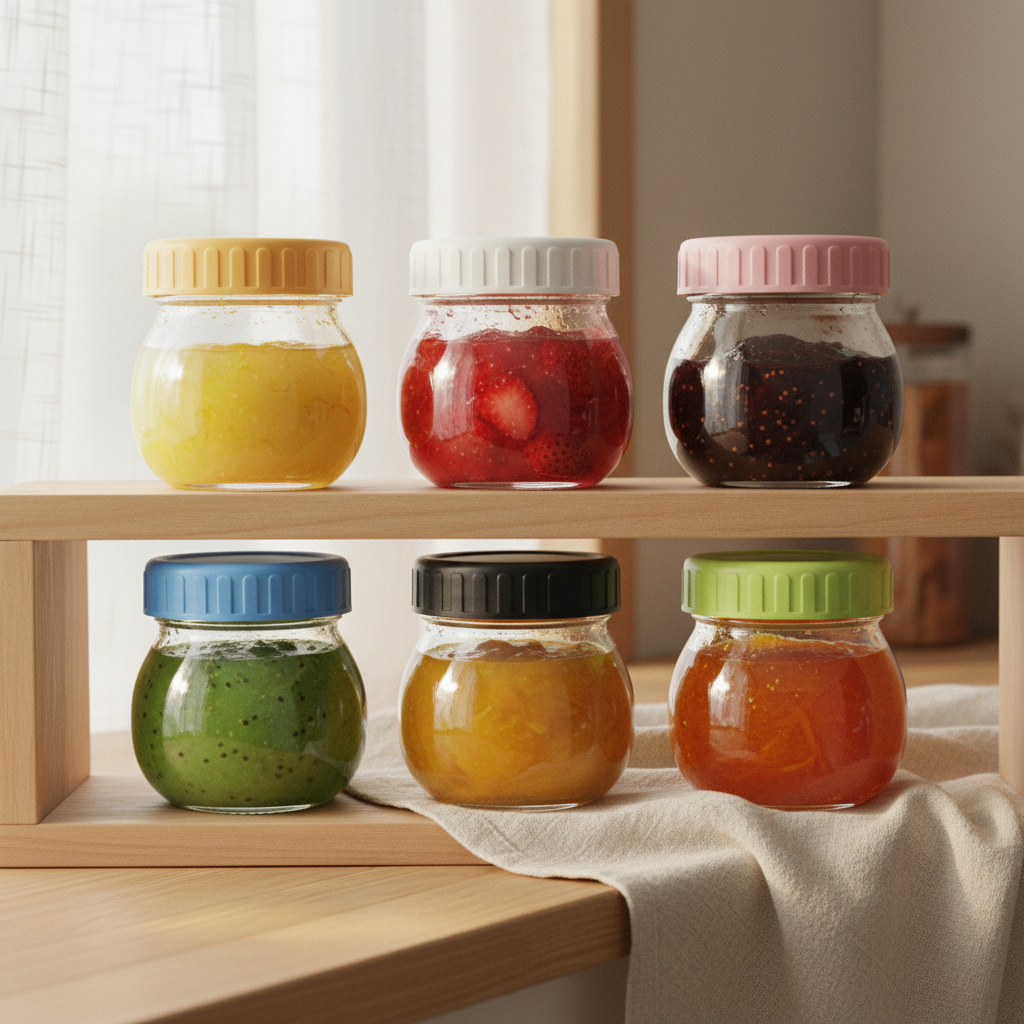 미르코리아 헥사 에코링 플라스틱 뚜껑 70mm 밀폐 유리병 잼잼 300 6P 과일청 소분 공병 13,850원