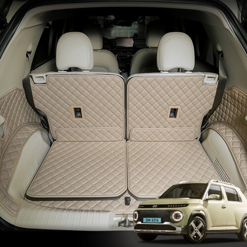 캐스퍼 일렉트릭 전용 컨셉토 가죽 퀼팅 풀커버 트렁크 매트 88,900원