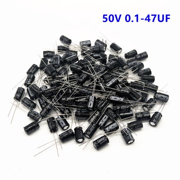 110Pcs 50V 0.1uF-47uF arduino 0.1UF 0.22UF 0.33UF 0.47UF 2.2UF 3.3.UF 4.7UF 11 값 키트 16,700원