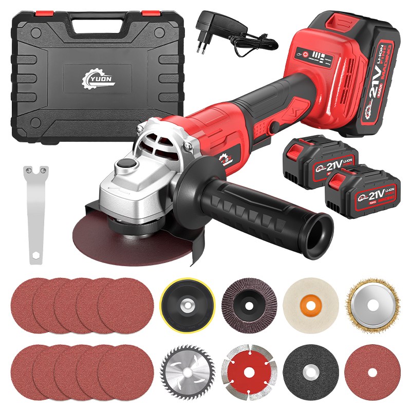 YUON 독일 21V 무선 충전식 전동 브러시리스 그라인더 절단 절삭 연마 (3 가지 모드 조절), 1개 139,000원