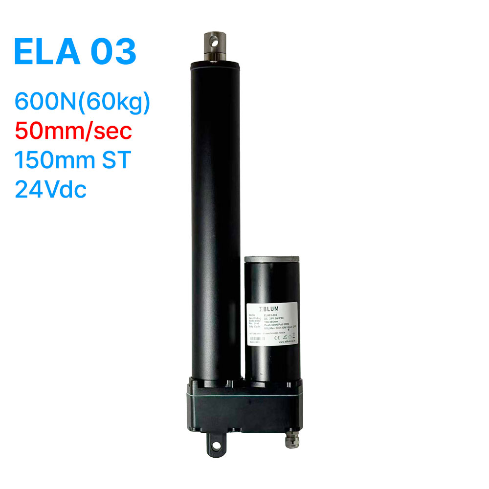 [ELA03] 에블럼 고속 전동실린더 3800N 12-48VDC 1000MM STROKE 50MM/S ELA03-SEIRES, 1개 419,490원