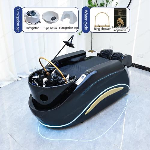 샴푸베드 의자 미용실 신성 샴푸 베드 헤드 SPA 훈증기 전동 마사지 테이블 레저 건강 매장 상업용 가구 1,565,240원