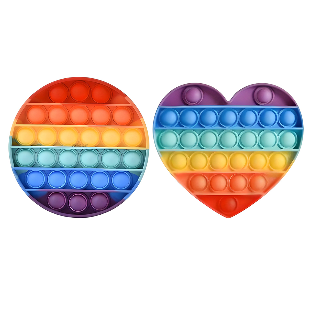 루아르모 푸쉬팝 팝잇 레인보우 버블 뽁뽁이 장난감 피젯토이 보드게임 촉감발달 완구 2p 3,390원